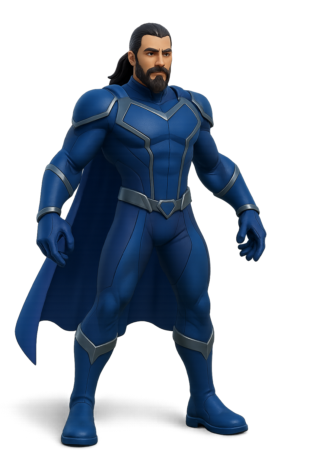 Blue Sentinel - Ice master with frost armor and crystalline defensive powers