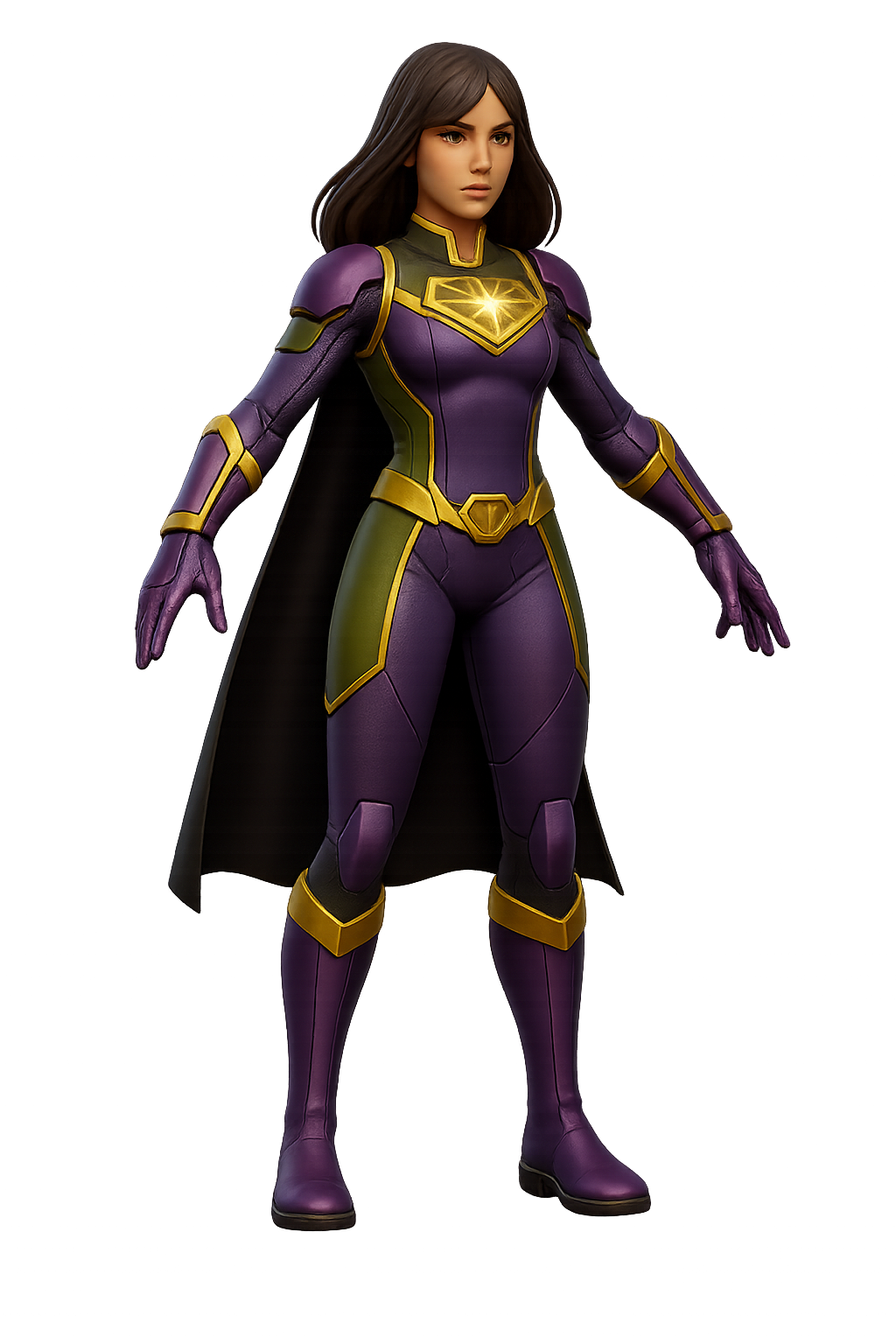 Cosmic Guardian - Stellar protector with cosmic energy and celestial force projection