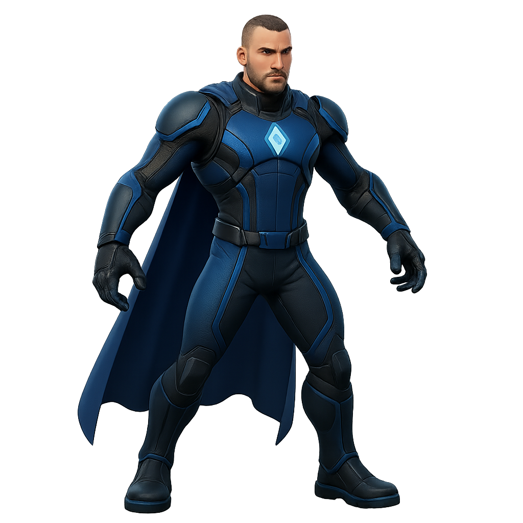 Diamond Sentinel - Indestructible guardian with diamond skin and light refraction powers