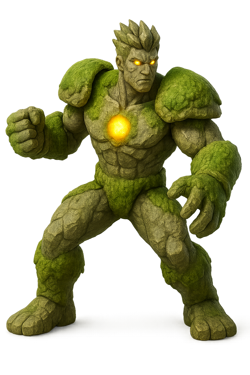 Stone Guardian - Immovable defender with rock armor and seismic earth powers