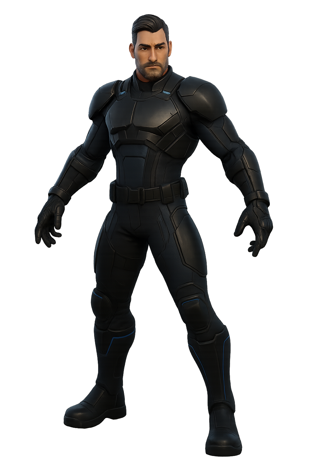 Shadow Operative - Master of stealth and tactical combat with advanced dark armor